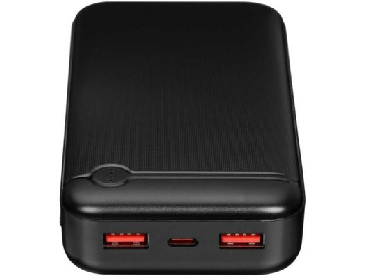 Внешний аккумулятор OLMIO P-20, 20000mAh, black